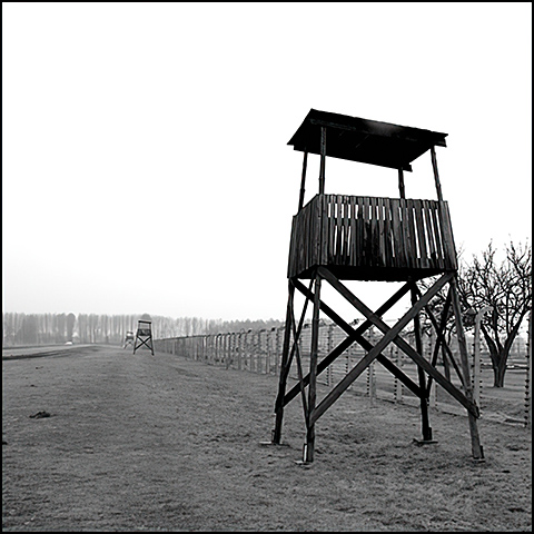 Birkenau watchtower